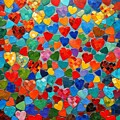 Heart Mosaic Collage